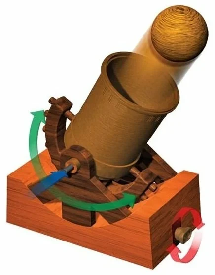 Edu Toys Сборная модель Пушка, Изобретения Леонардо да Винчи - фото 5 - id-p106103331