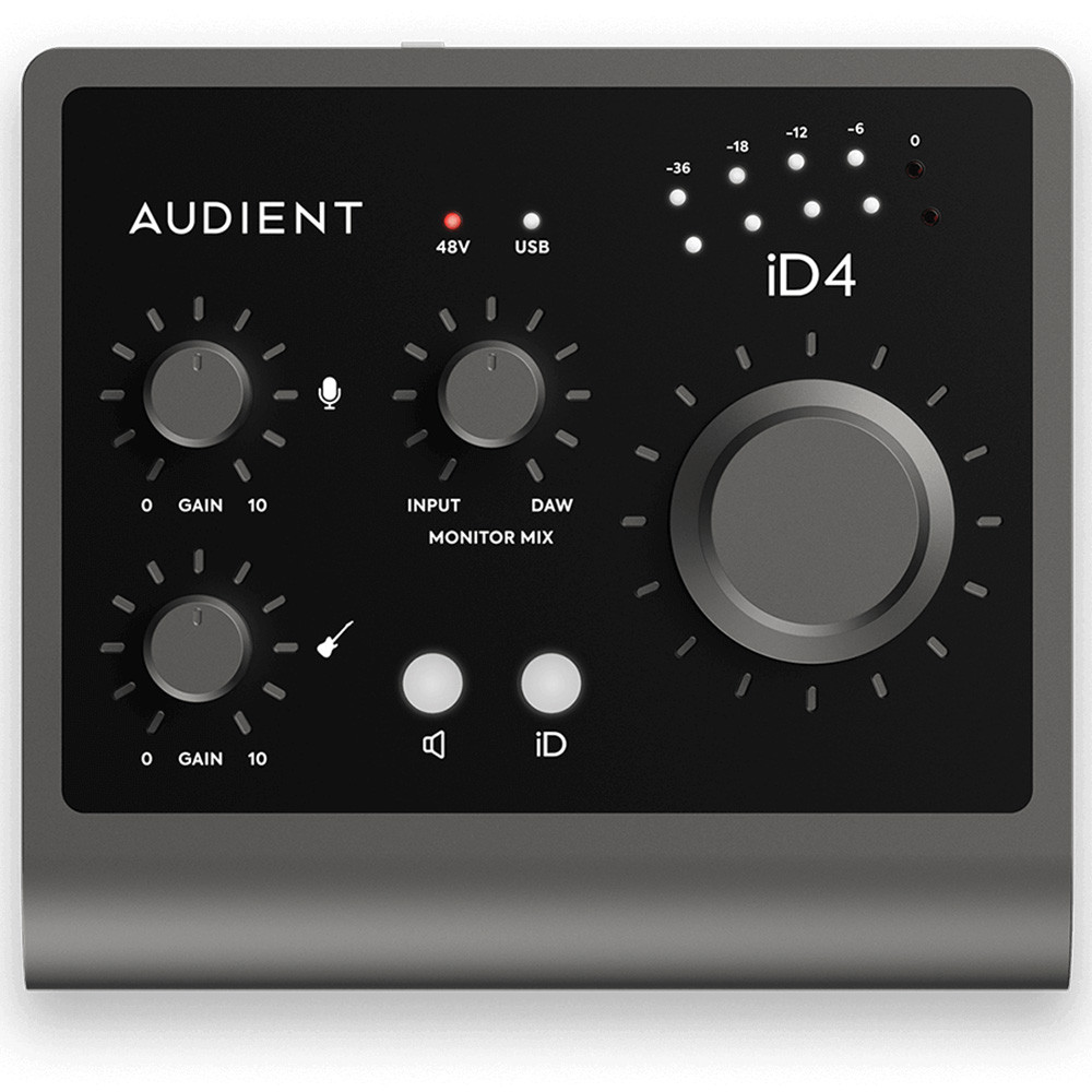 Внешняя студийная звуковая карта Audient iD4 MKII - фото 3 - id-p106103532