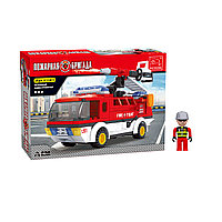 Игровой конструктор Keyixing 21503 ПОЖАРНАЯ БРИГАДА (196 деталей в наборе)