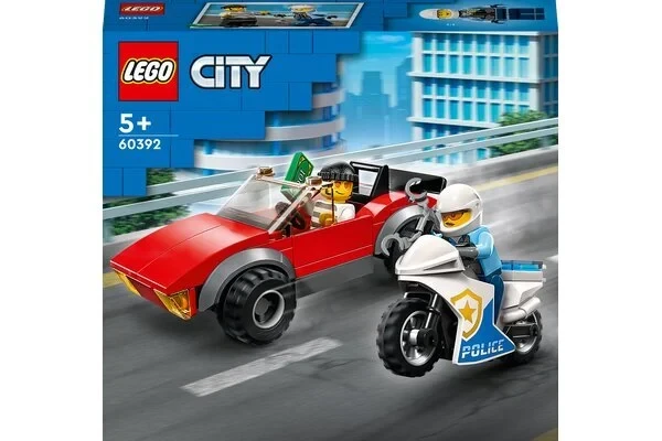 Lego Город Полицейская погоня на мотоцикле
