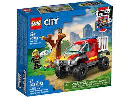 Lego Город Пожарная машина 4x4 - фото 1 - id-p106104539