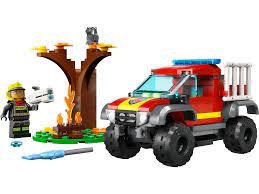 Lego Город Пожарная машина 4x4 - фото 4 - id-p106104539