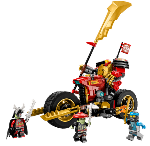 Lego Ниндзяго Робот Кая на мотоцикле EVO