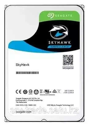 Жёсткий диск HDD 6 Tb SATA 6Gb/s Seagate SkyHawk ST6000VX001 3.5" 256Mb, фото 1