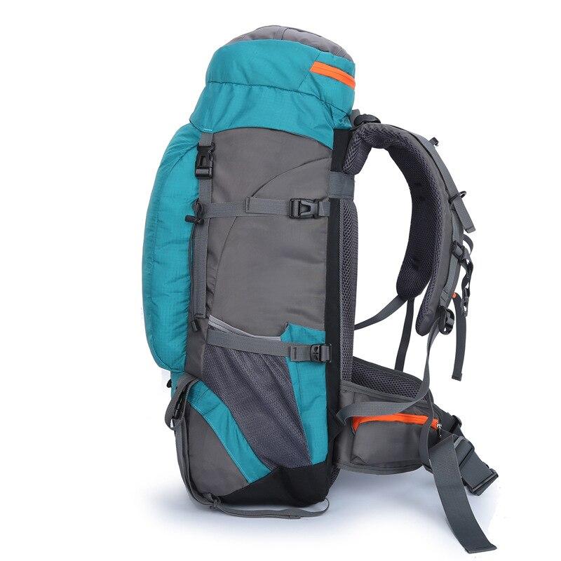 Рюкзак туристический, походный, легкий профессиональный 65 литров. Цвет: Оранжевый - фото 6 - id-p106112713