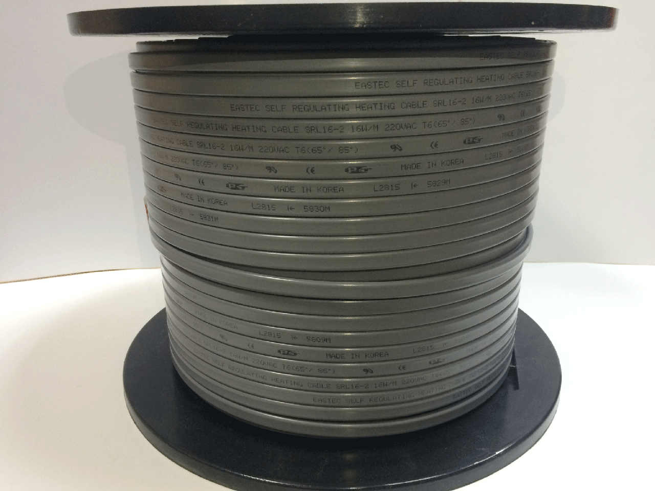 Саморегулирующийся кабель EASTEC SRL 30-2 для обогрева водостоков, желобов и кровли (мощность=30 Вт/м) - фото 3 - id-p106113293