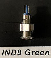Ind 9 зеленый 12v