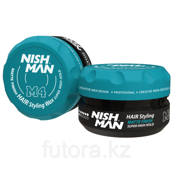 Воск матовый "NISHMAN Matte Finish Hair Styling Wax - M4 Super High Hold" 30мл - фото 1 - id-p106114814