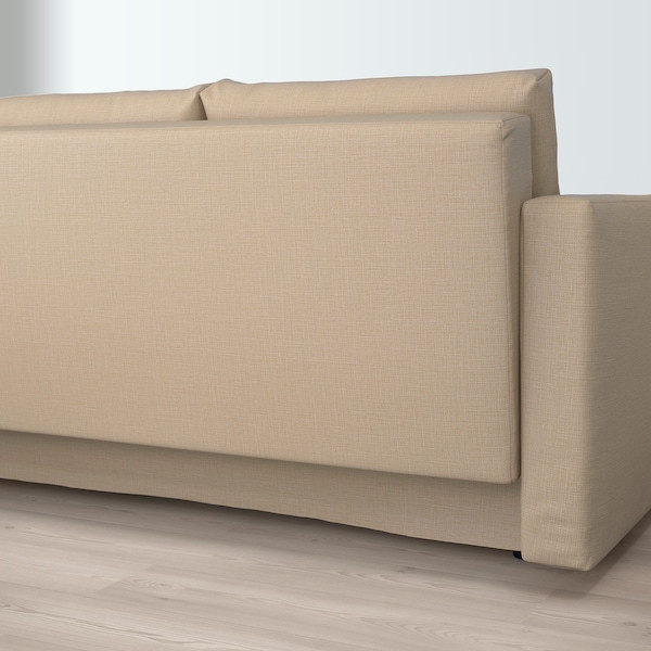 Диван-кровать ТОЙВО (FRIHETEN, ткань Skiftebo) трёхместный, бежевый - фото 5 - id-p106114913