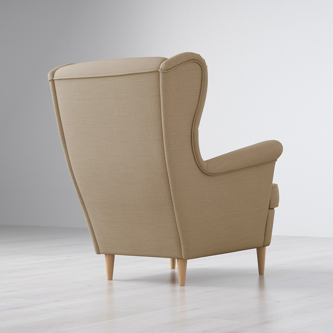 Кресло ТОЙВО (STRANDMON, ткань Skiftebo), бежевый - фото 3 - id-p106114940