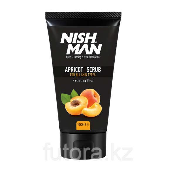 Скраб для лица "NISHMAN Apricot Scrub" с миндальным маслом, для всех типов кожи. 150мл - фото 1 - id-p106114980