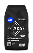 Фильтрующий материал с активированным кокосовым углем AK47 12x40 (50л, 25кг)