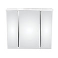 Шкаф зеркальный для ванной GLORIA ANSI 80 белый, фото 2