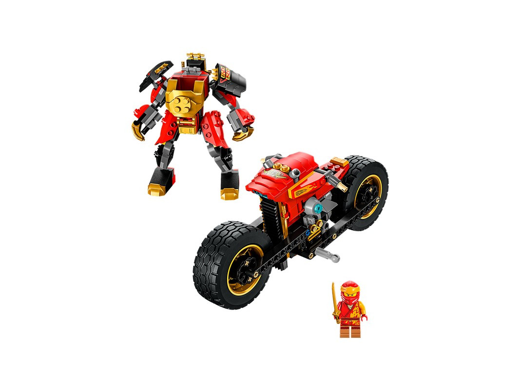 Lego 71783 Ниндзяго Робот Кая на мотоцикле EVO - фото 4 - id-p106048211