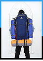 Рюкзак экспедиционный каркасный 80 литров. Цвет: Синий, фото 4