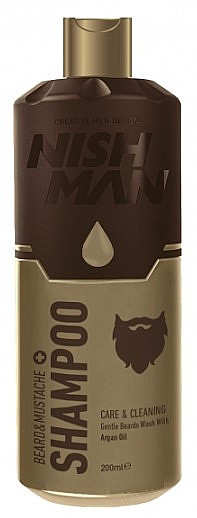 Шампунь для кожи лица, бороды и усов "NISHMAN Beard&Mustache Shampoo".