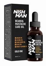 Масло для ухода за бородой и усами "NISHMAN Beard&Mustache Care Oil" 30мл