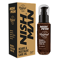 Масло для ухода за бородой и усами "NISHMAN Beard&Mustache Care Oil" 75мл