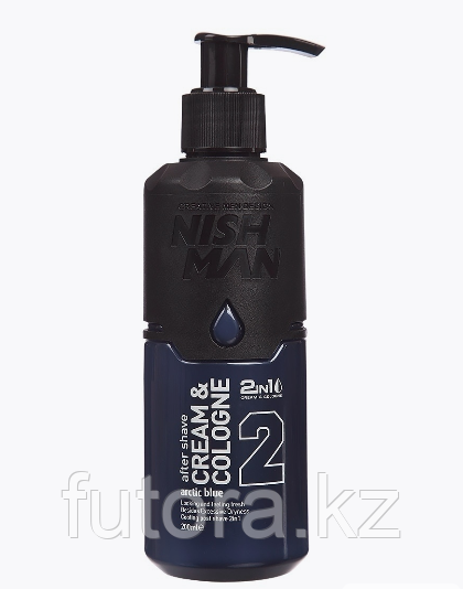 Крем-одеколон после бритья "NISHMAN Cream&Cologne - 2 Arctic Blue"