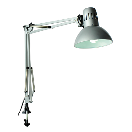 Настольная лампа Inspire Arquitecto 1xE27x60 Вт, металл/пластик, цвет серебристый, фото 2