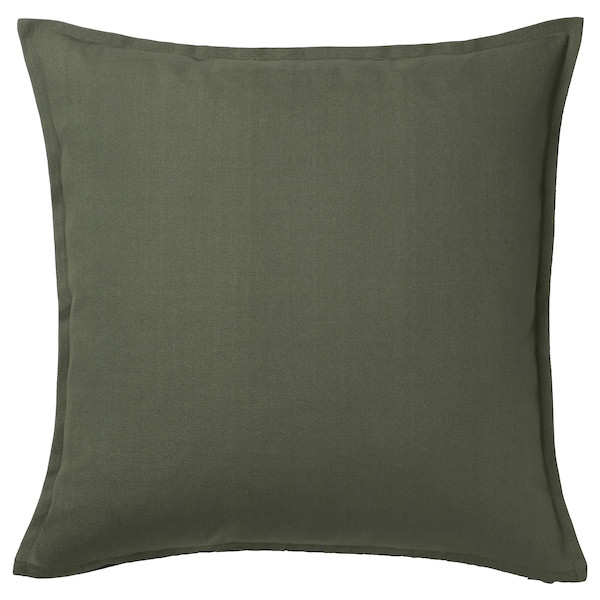 Чехол на подушку ГУРЛИ, насыщенный зеленый, 50x50 см