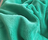 Постельное белье" Сине-зелёное", плюшевое,1,5 - спальное, фото 7