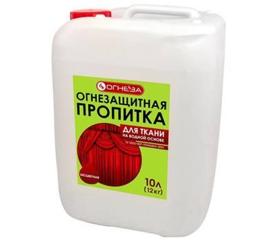 Огнезащитная пропитка Огнеза ПО-Т для ткани и ковровых покрытий, 10 л, 12 кг.