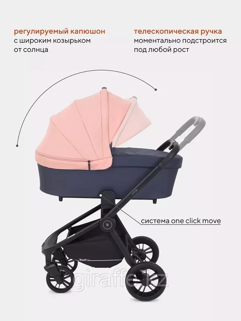 КОЛЯСКА 2 В 1 RANT BASIC ENERGY CORAL - фото 2 - id-p106122750