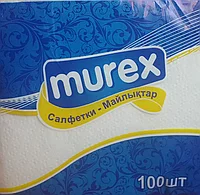 Салфетки белые 100 шт, Murex