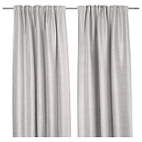 Затемняющие гардины ИНГИМУНДА, 2 шт., серый