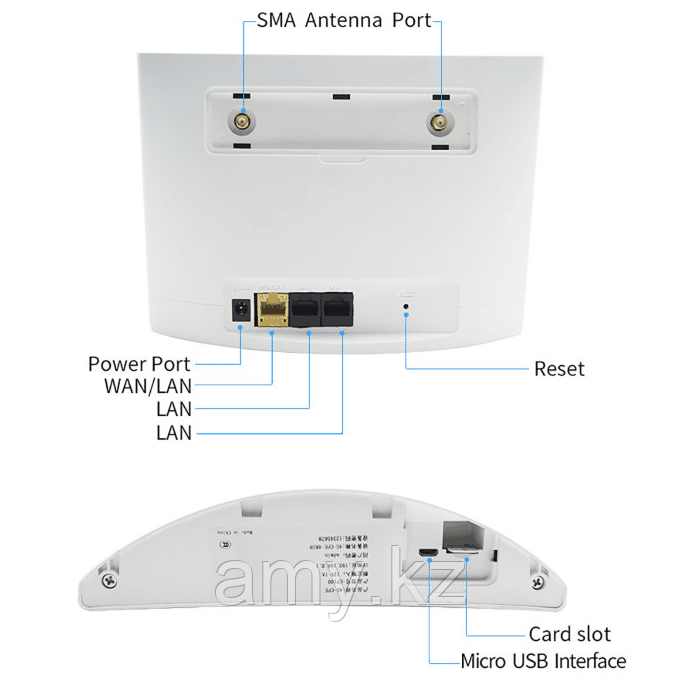 Беспроводной 4G Wi-Fi модем роутер с поддержкой sim карты любого оператора CPE A-100 - фото 4 - id-p106129543