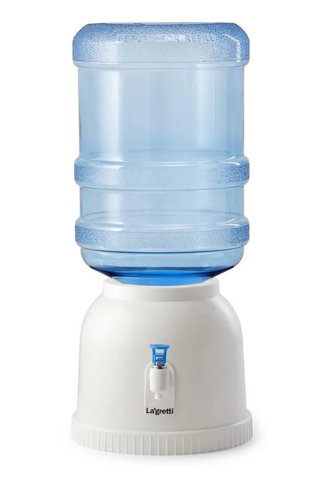 Раздатчик воды для бутылей 19 литров Lagretti Turin настольный (без нагрева и охлаждения)