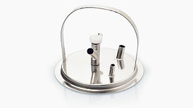 Крышка бочка в комплекте с резинкой на доильный аппарат Зорька