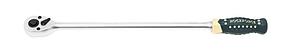 ROCKFORCE Трещотка реверсивная удлиненная с резиновой ручкой 1/4" (72зуб., L-300мм) ROCKFORCE RF-80222L 19935