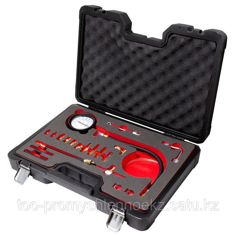 Forsage Тестер давления топлива 0-140 psi,0-10 bar,в кейсе"Premium" Forsage F-919G1AD 25875