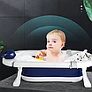 Складная ванночка с горкой и игрушкой HB-8065-7 А 003, фото 5