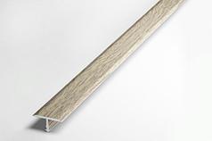 Профиль стыкоперекрывающий ЛС 10.2700.087/дуб беленый