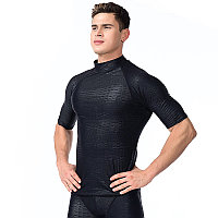 Плавательный мужской, костюм "SBART" PK718, р. 3XL, цвет: черный