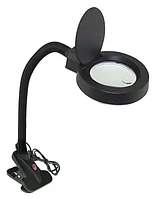 Лампа-лупа LED портативная на прищепке