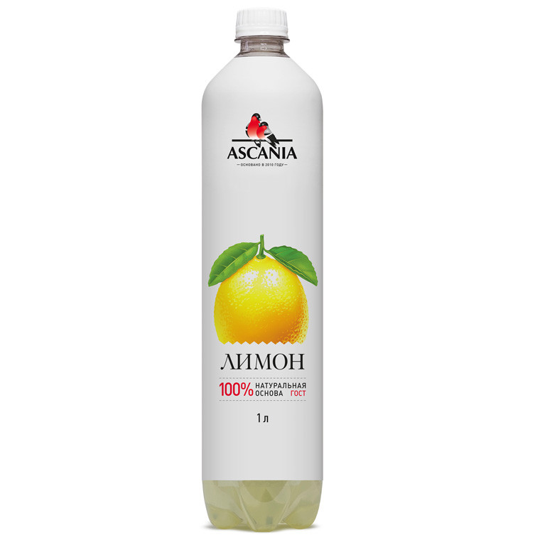 Лимонад со вкусом Лимона 1л ПЭТ Аскания - фото 1 - id-p104269204