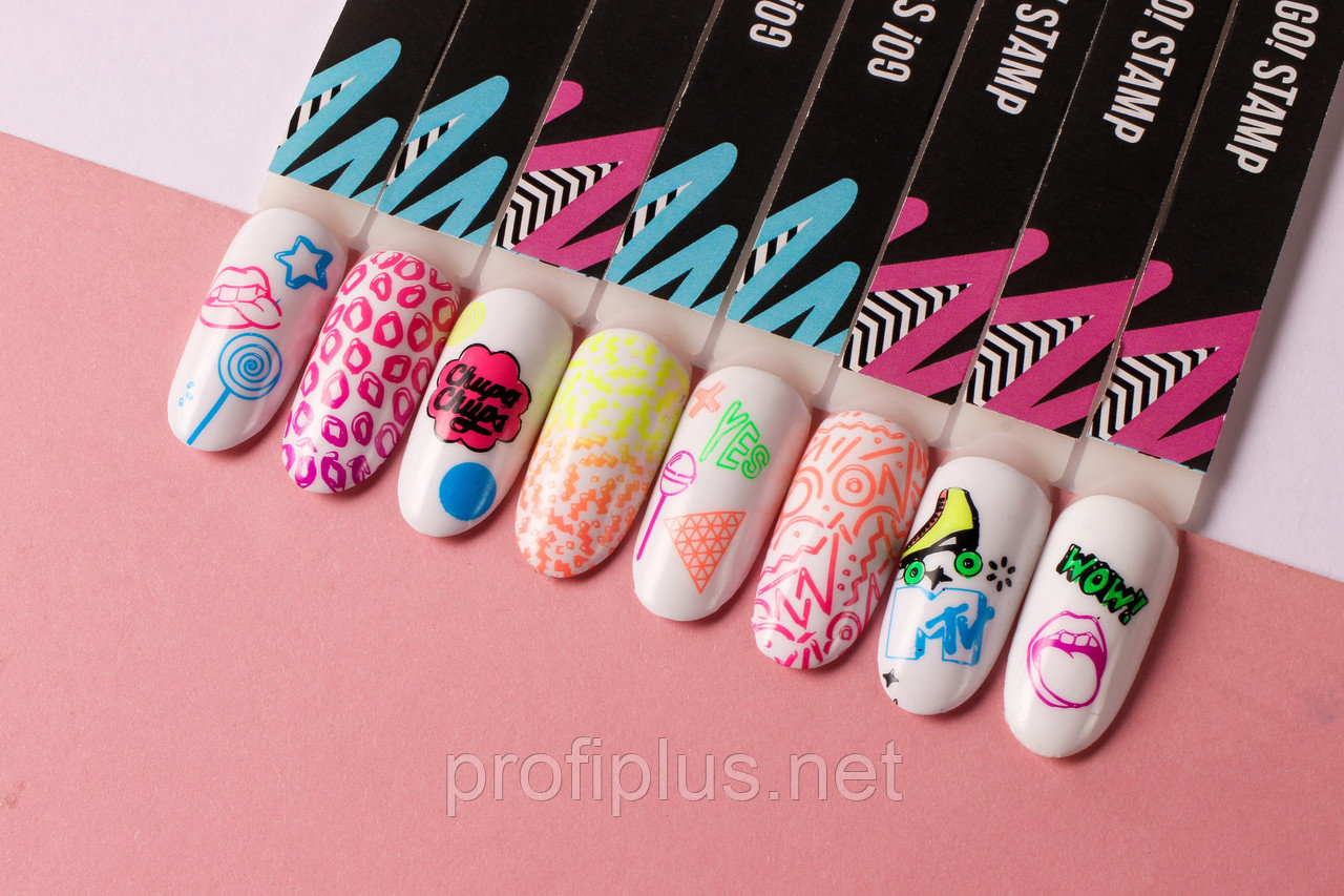 Пластина для стемпинга Go! Stamp 22 90's by @culturamanicura