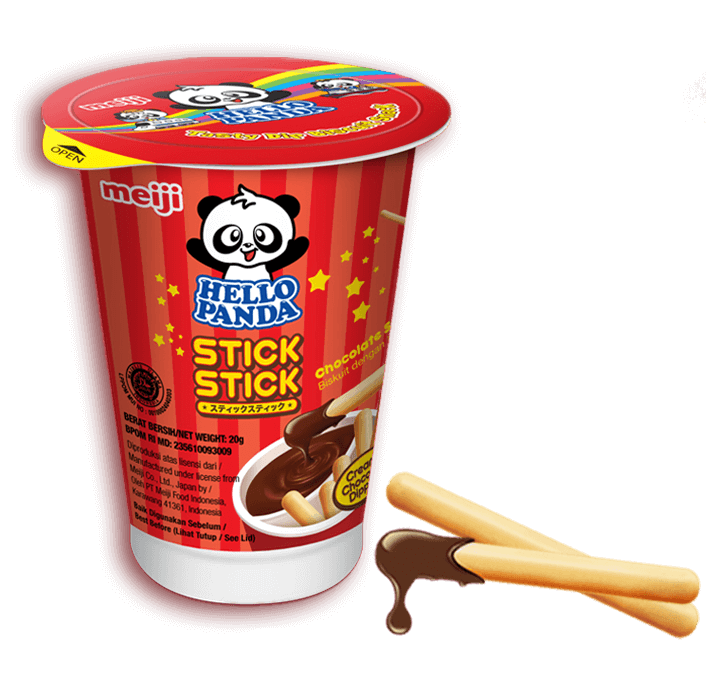 Палочки Meiji Hello Panda Stick Stick Chocolate 20гр /Япония/ (12 шт в упаковке)