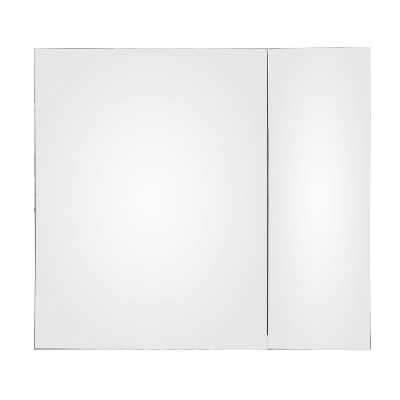 Шкаф зеркальный для ванной GLORIA Эко+ 80 черный - фото 4 - id-p106143345