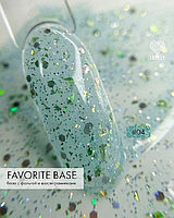 Lovely База цветная с фольгой и шестигранниками , Favorite Base №04, 7 ml