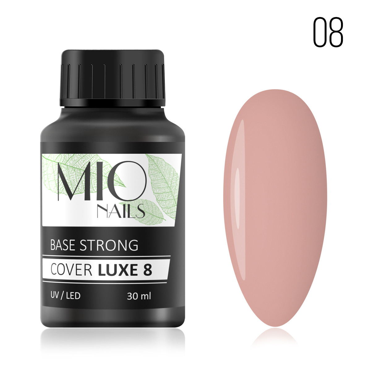 MIO Nails База  Cover Base Strong LUXE  08 30мл