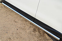 Пороги труба d63 (вариант 3) Subaru Forester 2012-15