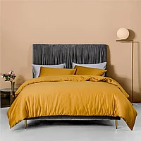 Комплект полуторного постельного белья, однотонное, из египетского хлопка.