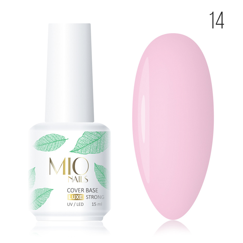 MIO Nails База Cover Base Strong LUXE 14 15мл - фото 1 - id-p106074606