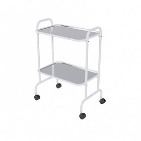 Столик медицинский (SMP-2n)(Предметный, 2 полки - нерж.)