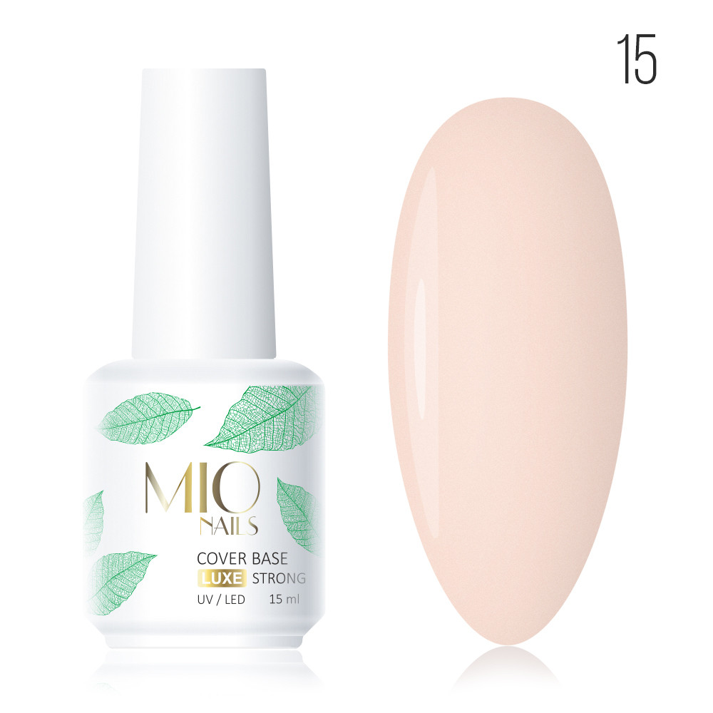 MIO Nails База Cover Base Strong LUXE 15 15мл - фото 1 - id-p106074608